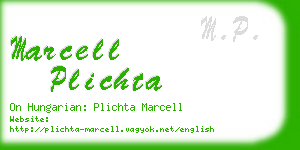 marcell plichta business card
